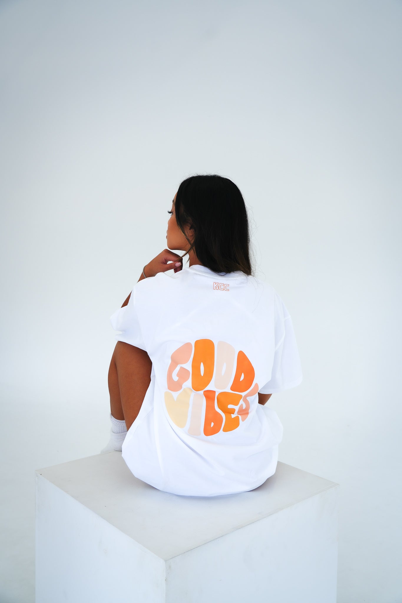 Good Vibes Oversized Tee