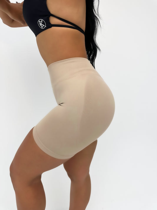 Sculpt Seamless Shorts Beige