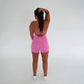 Endurance Mid Length Body Suit - Neon Pink