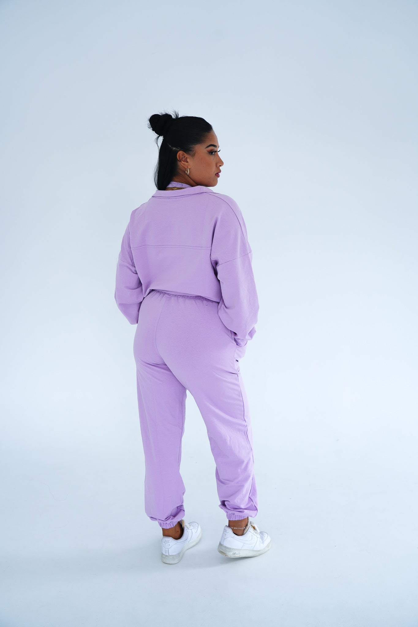 Angeleno Half Zip Adjustable Jumper Lilac Dreams