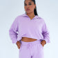 Angeleno Half Zip Adjustable Jumper Lilac Dreams