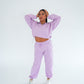 Angeleno Half Zip Adjustable Jumper Lilac Dreams