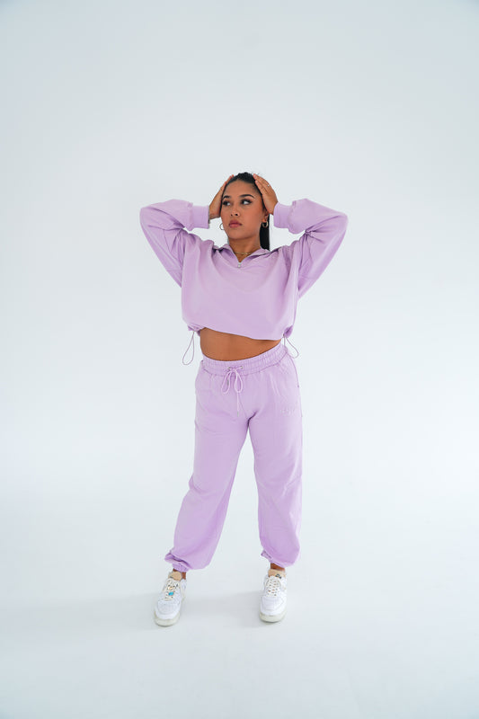 Angeleno Half Zip Adjustable Jumper Lilac Dreams