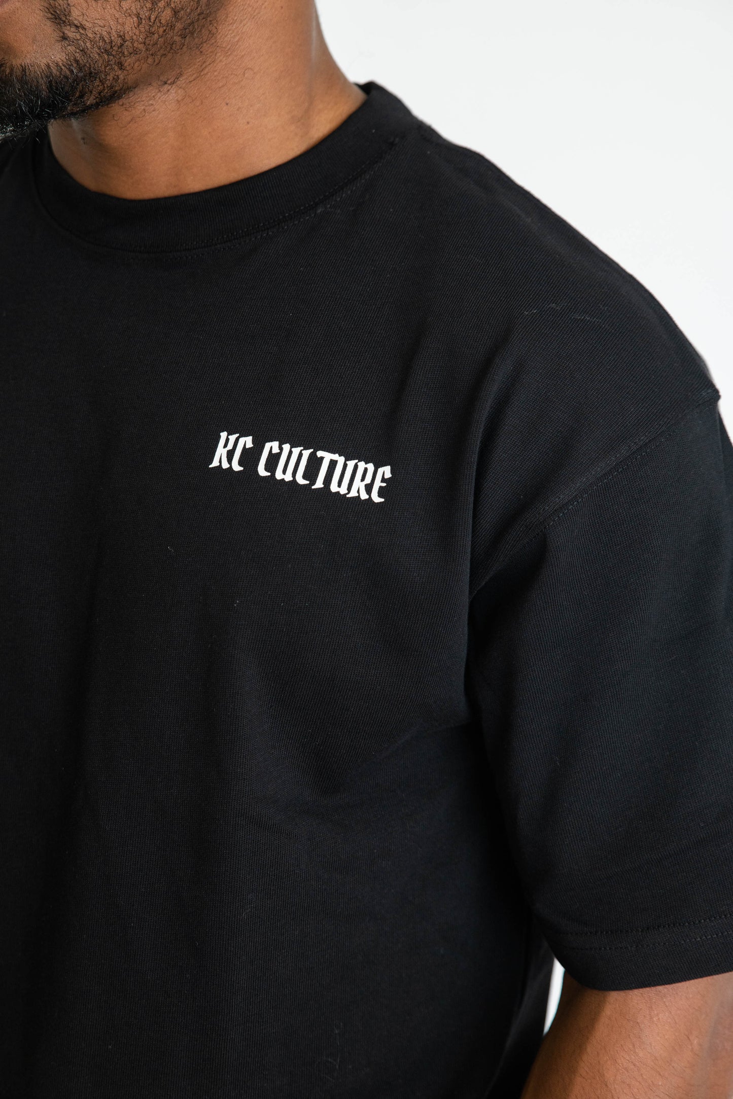 Mens Global Oversized Tee - Black