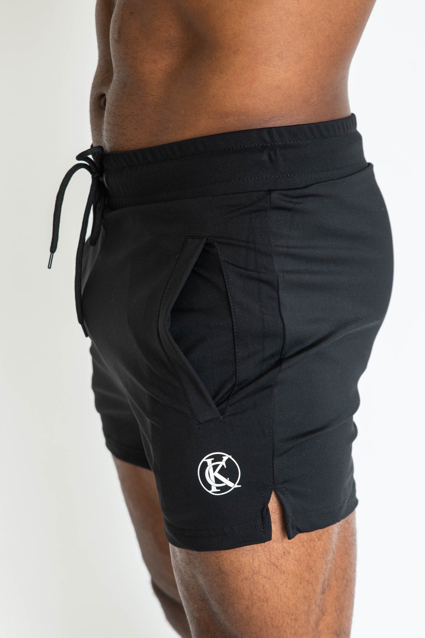 Mens Classic Track Shorts - Black