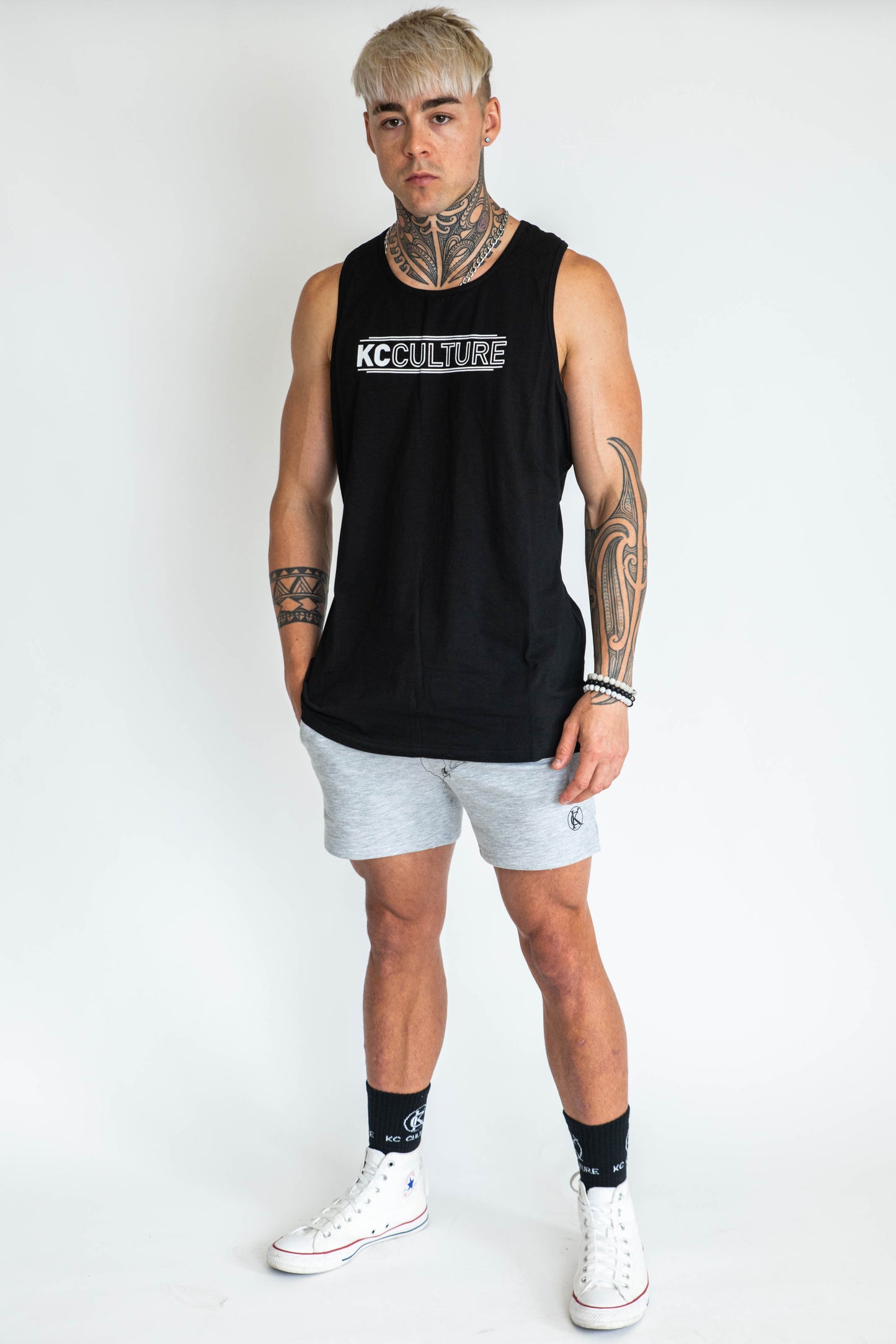 Mens Classic Singlet - Black