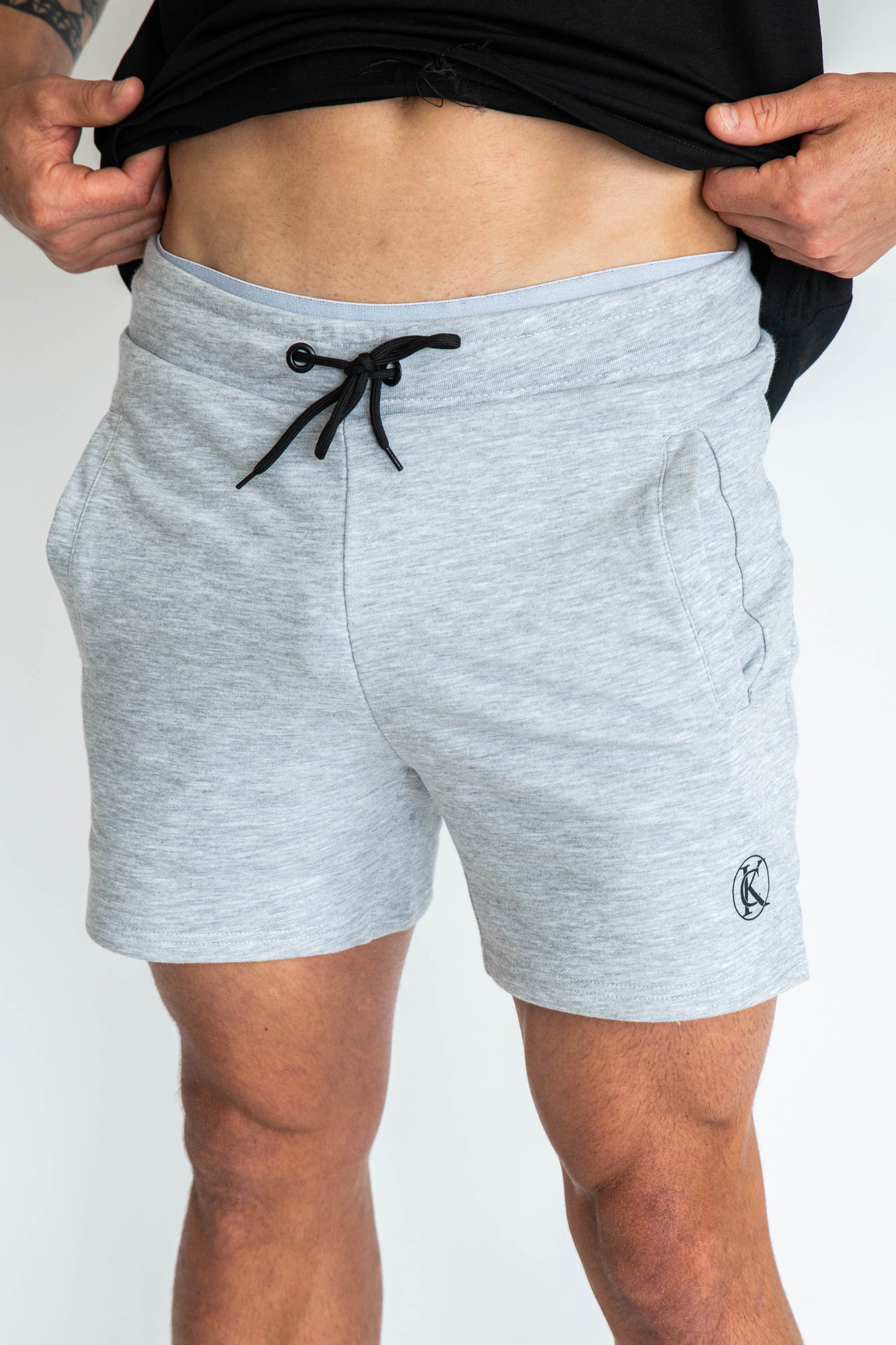 Mens Classic Track Shorts - Grey