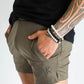 Mens Training Shorts - Khaki