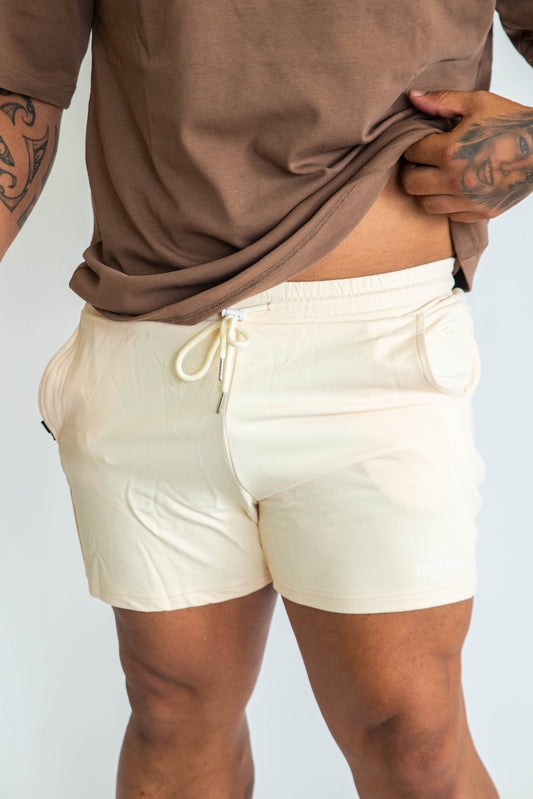 Mens Agility Shorts - Beige