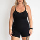 Endurance Mid Length Body Suit - Black