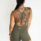 Endurance Mid Length Body Suit - Khaki Green