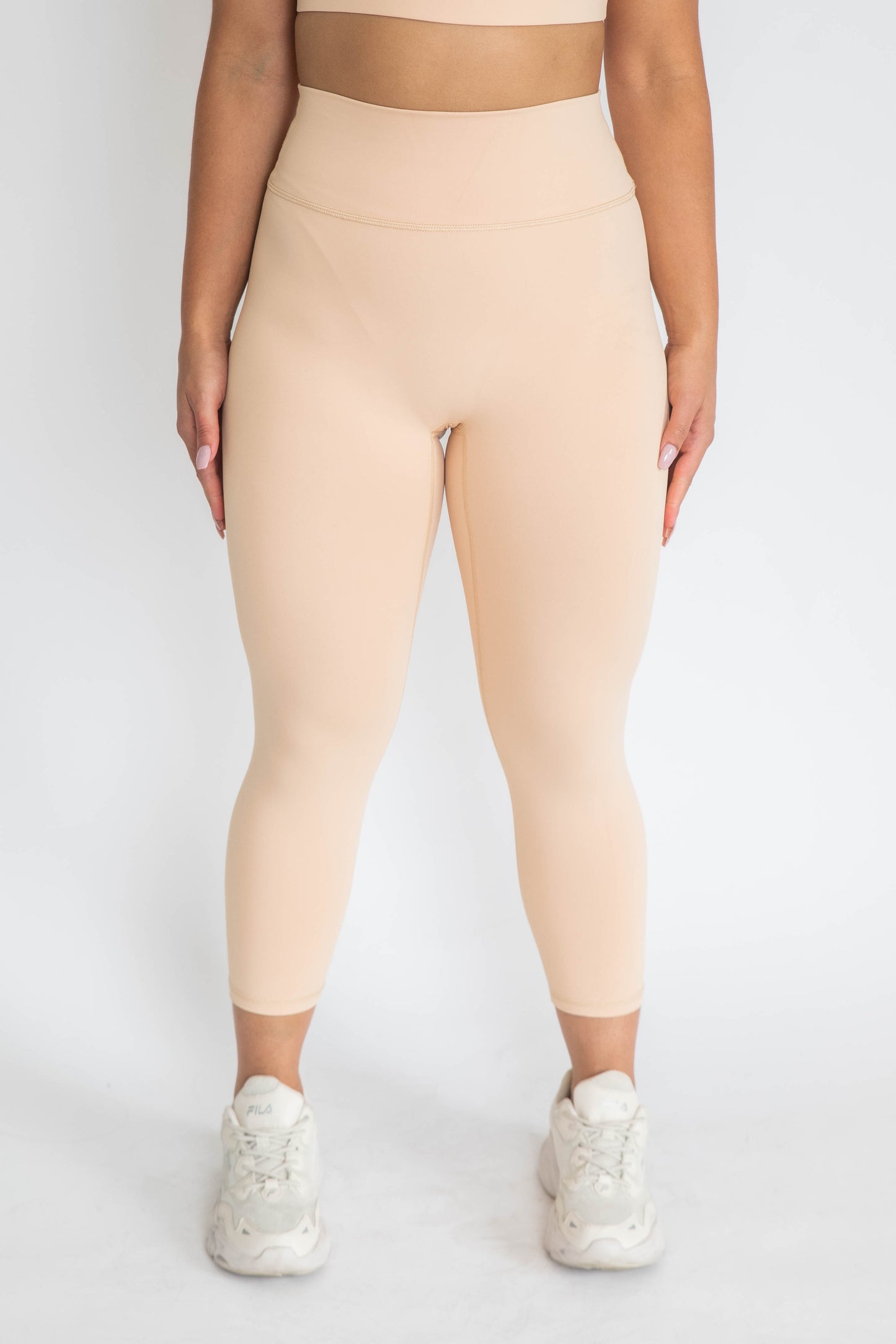 7/8 Non-Scrunch Leggings - Sand