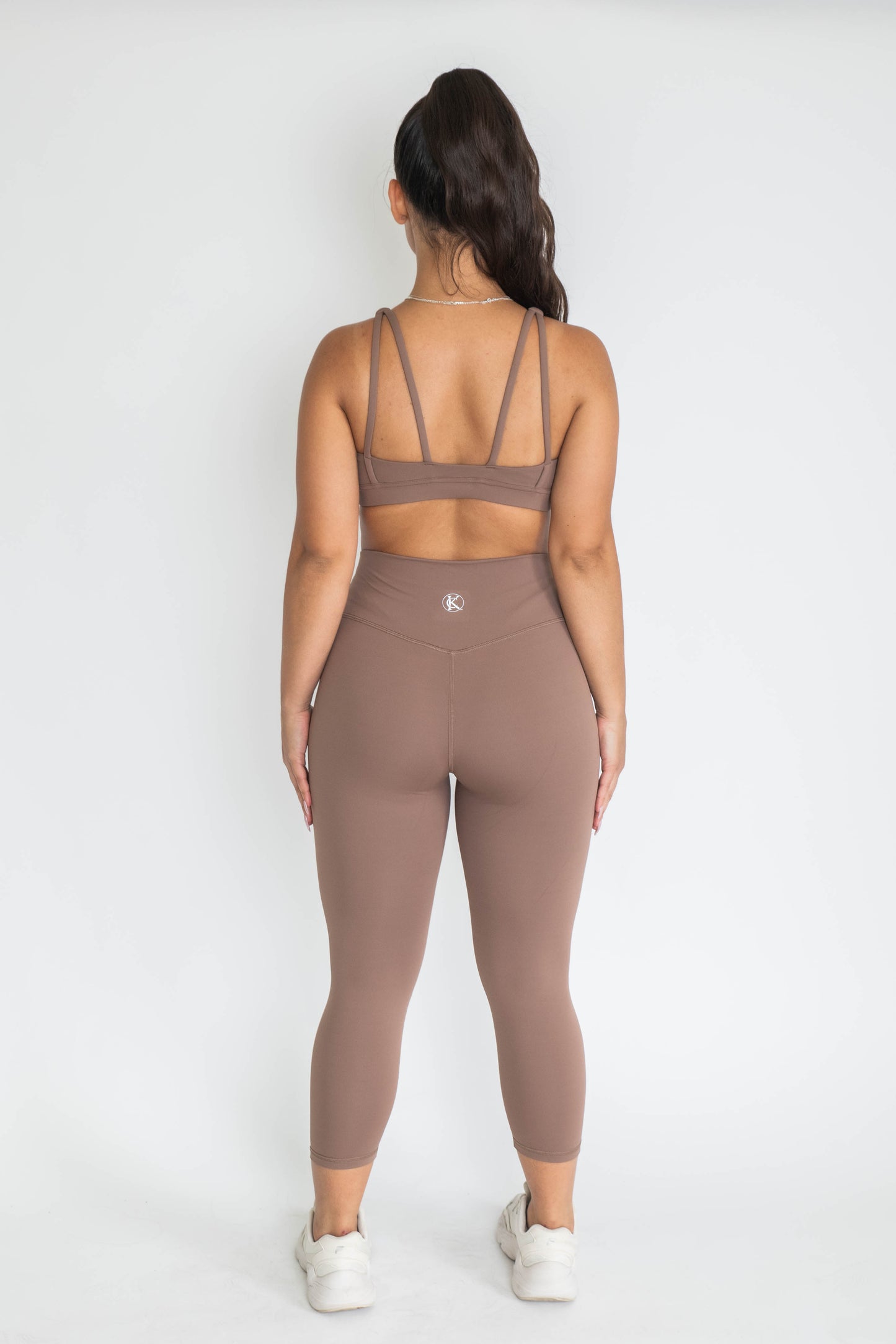 7/8 Non-Scrunch Leggings - Chocolate Brown