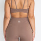 Zali Classic Sports Bra - Chocolate Brown