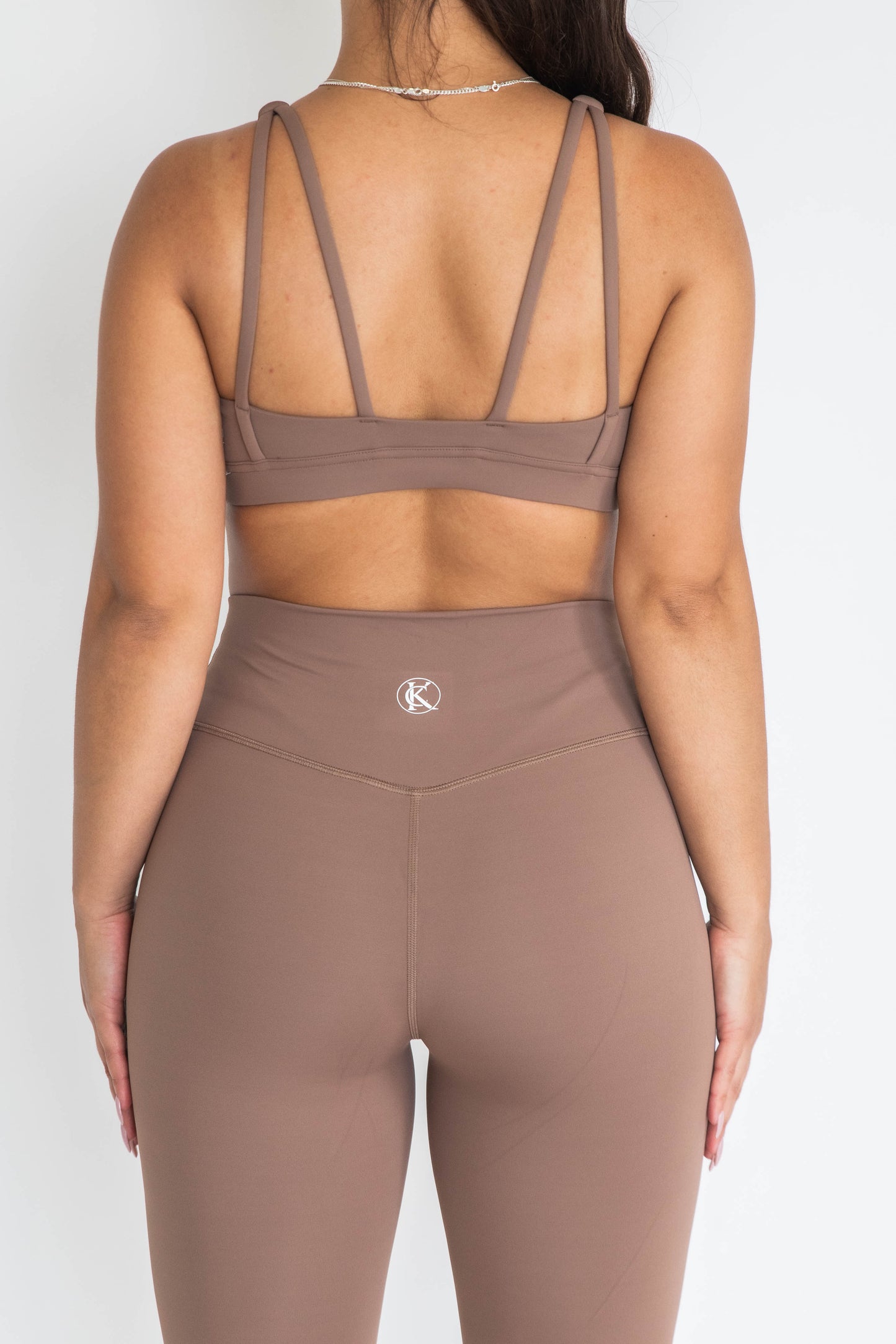 7/8 Non-Scrunch Leggings - Chocolate Brown