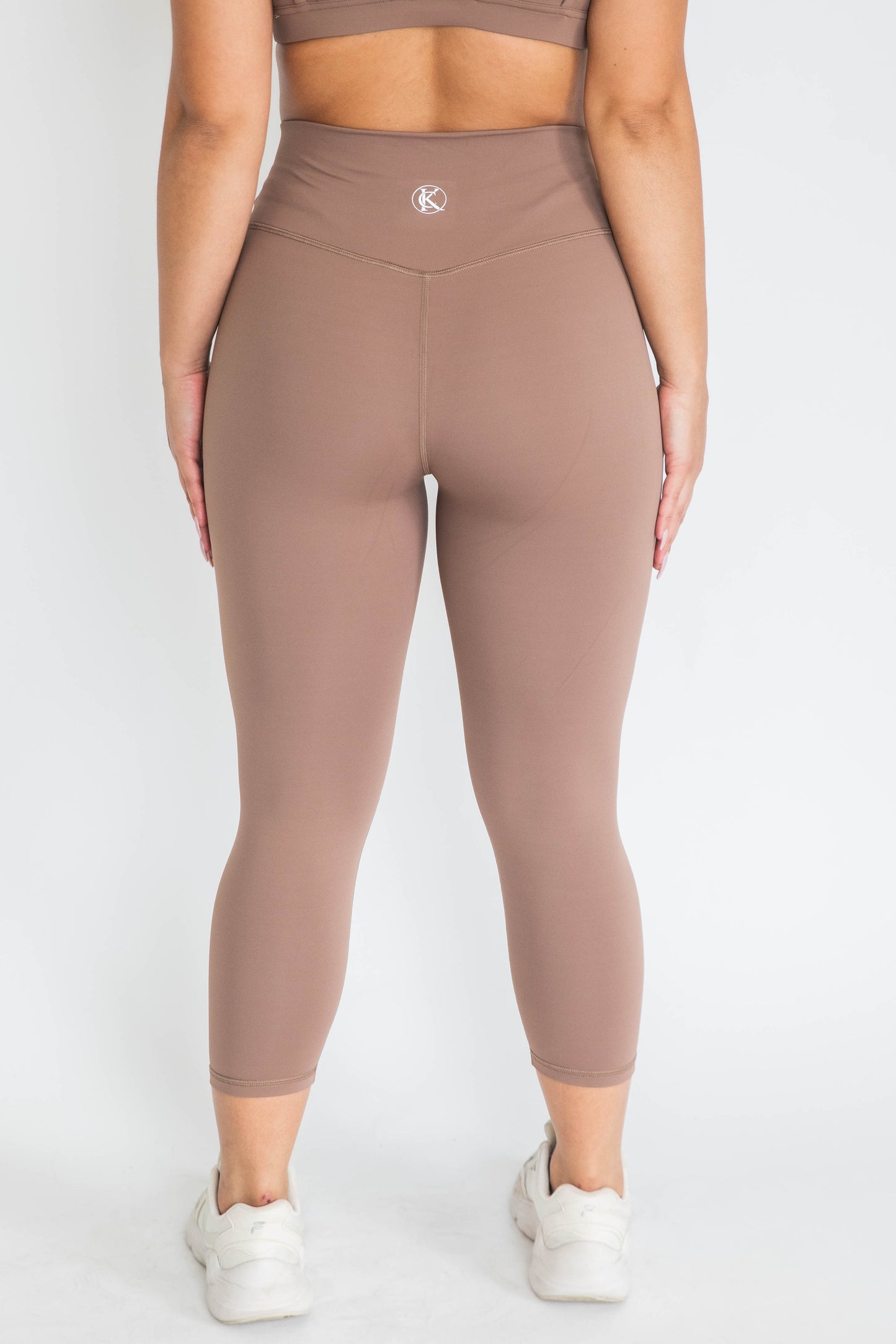 7/8 Non-Scrunch Leggings - Chocolate Brown