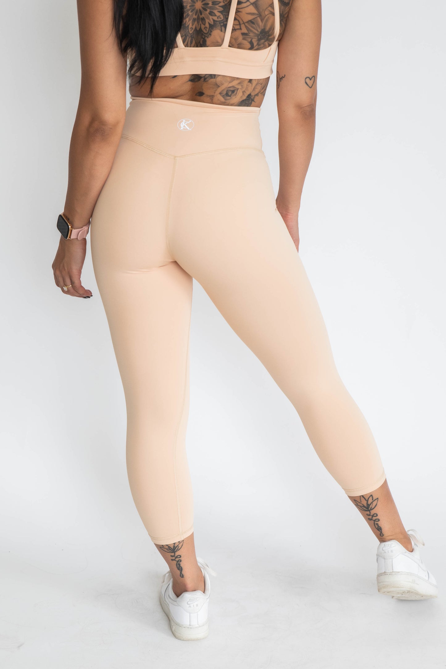 7/8 Non-Scrunch Leggings - Sand