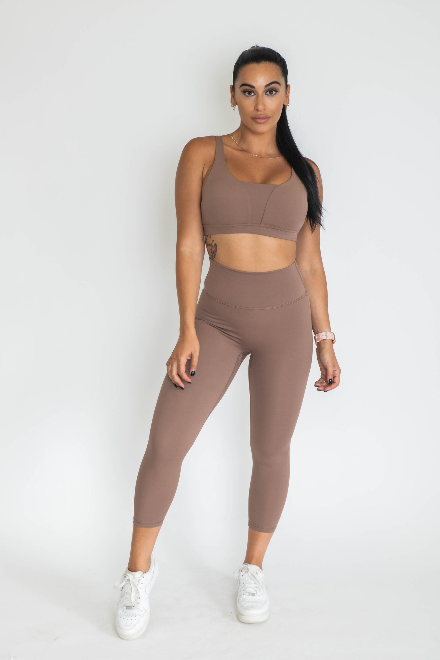 Zali Classic Sports Bra - Chocolate Brown