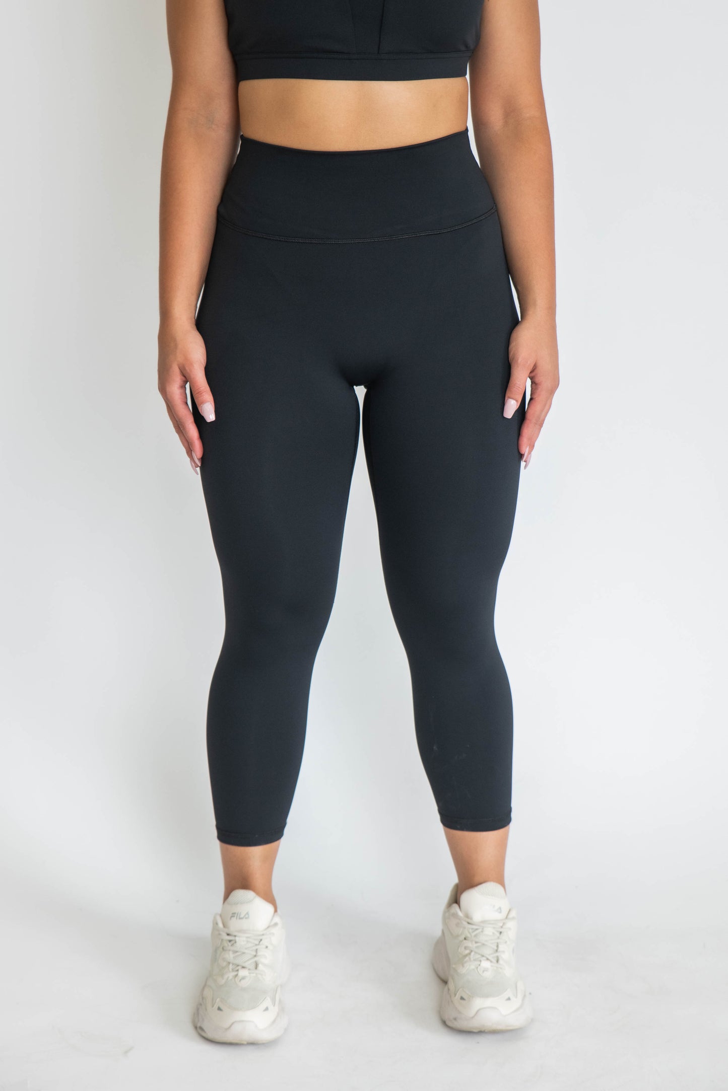 7/8 Non-Scrunch Leggings - Black