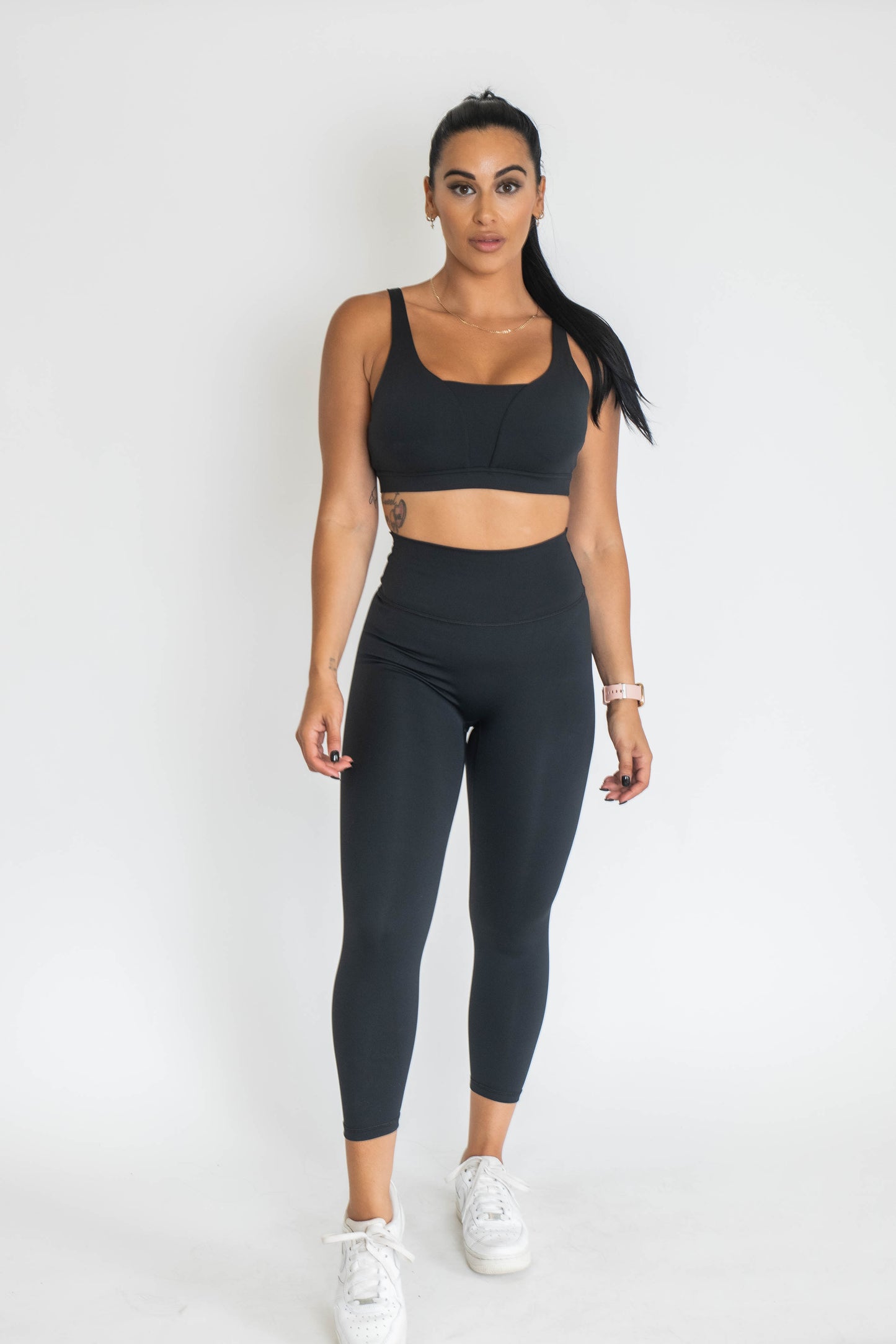 7/8 Non-Scrunch Leggings - Black