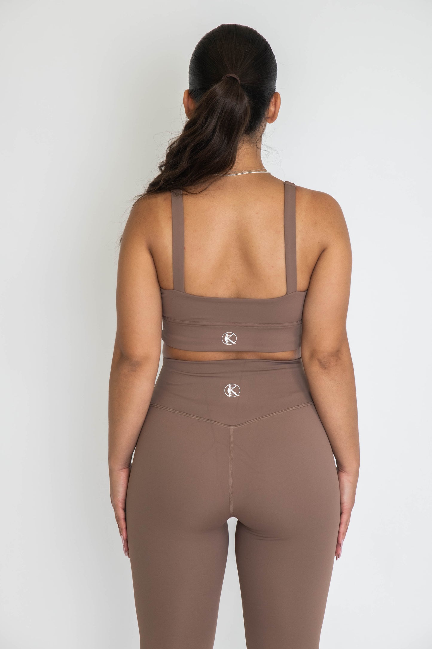 Koa Modern Sports Bra - Chocolate Brown