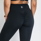 7/8 Scrunch Leggings - Black