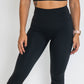 Classic 3/4 Scrunch Leggings - Black