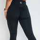 Classic 3/4 Scrunch Leggings - Black