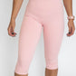 Classic 3/4 Scrunch Leggings - Pink