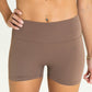 Classic Non-Scrunch Booty Shorts - Chocolate Brown