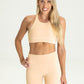 Classic Scrunch Mid-Length Leggings - Sand