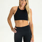 Classic Scrunch Mid-Length Leggings - Black